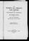 Cover of: The Hudson's Bay Company's land tenures and the occupation of Assiniboia by Lord Selkirk's settlers