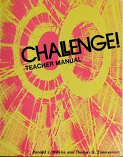 Cover of: Challenge!: teacher manual
