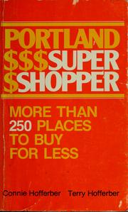 Cover of: Portland super shopper