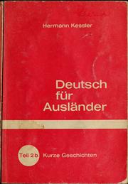 Deutsch für Ausländer by Hermann Kessler