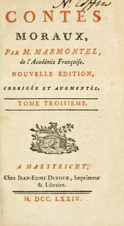 Cover of: Contes moraux