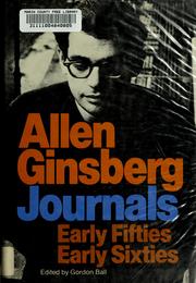 Cover of: Journals by Allen Ginsberg
