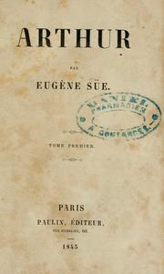 Cover of: Arthur by Eugène Sue