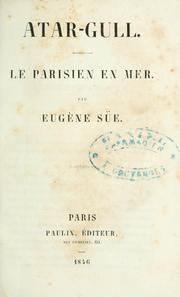 Cover of: Atar-Gull by Eugène Sue