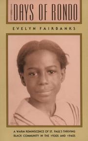 The days of Rondo by Evelyn Fairbanks