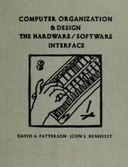 Cover of: Computer organization and design by John L. Hennessy