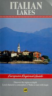 Cover of: Italian Lakes (AA European Regional Guides) by Richard Sale