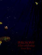 Cover of: Philosophy, a text with readings by Vincent E. Barry