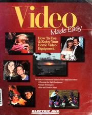 Cover of: Video made easy by Janet Endrijonas