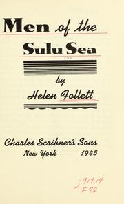 Men of the Sulu sea by Helen Thomas Follett