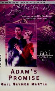 Cover of: Adam's promise by Gail Gaymer Martin