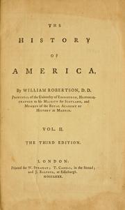 Cover of: The history of America