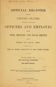 Cover of: Official register of the United States ...