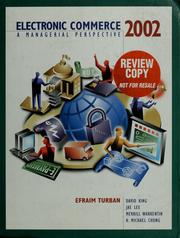 Cover of: Electronic commerce 2002: a managerial perspective