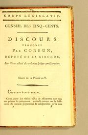 Discours by Jean-Marie Corbun