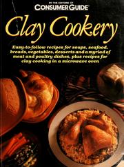 Cover of: Clay cookery by by the editors of Consumer guide.