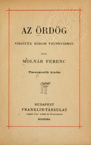 Cover of: Az ördög: vigjáték három felvonásban