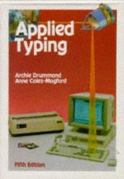 Cover of: Applied typing