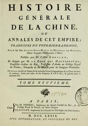 Cover of: Histoire générale de la Chine by Sima Guang