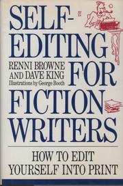 Cover of: Self-editing for fiction writers by Renni Browne