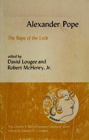 Cover of: The rape of the lock.