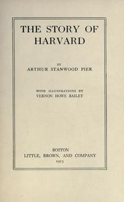 Cover of: The story of Harvard