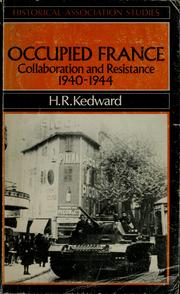 Cover of: Occupied France by Kedward, H. R.