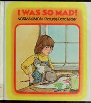 Cover of: I was so mad!