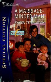 Cover of: A marriage-minded man