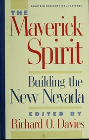 Cover of: The maverick spirit by edited by Richard O. Davies.