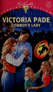 Cover of: Cowboy's Lady by Victoria Pade