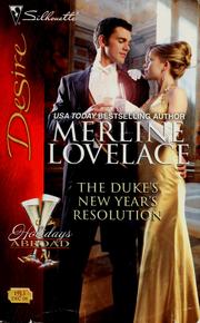 Cover of: The duke's New Year's resolution