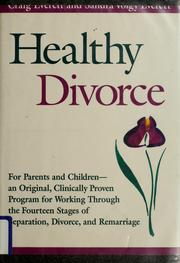 Cover of: Healthy divorce
