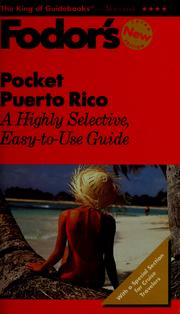 Cover of: Fodor's pocket Puerto Rico.