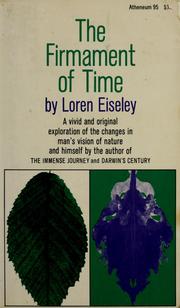 Cover of: The firmament of time by Loren C. Eiseley