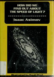 Cover of: How did we find out about the speed of light? by Isaac Asimov