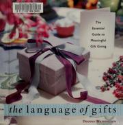 Cover of: The language of gifts by Deanna Washington, Deanna Washington