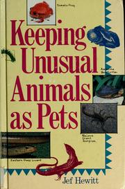 Cover of: Keeping unusual animals as pets