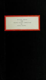 Cover of: Hearing before the United States Commission on Civil Rights. by United States Commission on Civil Rights.