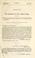 Cover of: Message of the President of the United States, communicating, in answer to a resolution of the Senate, the correspondence relating to the appointment of the Hon. James H. Lane as a brigadier general of volunteers