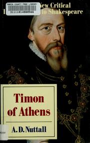 Timon of Athens by Nuttall, A. D.