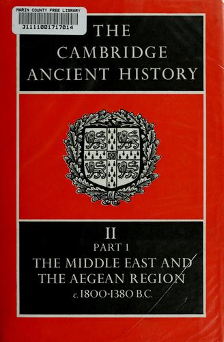 The Cambridge ancient history. by I. E. S. Edwards - 6645739 L