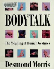 Cover of: Bodytalk: The Meaning of Human Gestures