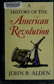 Cover of: A history of the American Revolution