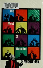 Cover of: The most of Malcolm Muggeridge.