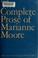 Cover of: The complete prose of Marianne Moore