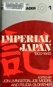 Cover of: Imperial Japan, 1800-1945. by Jon Livingston