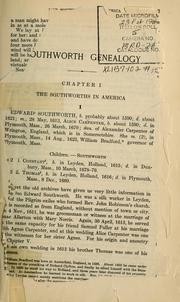 Cover of: Southworth genealogy by 