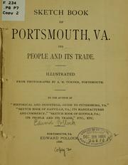 Cover of: Sketch book of Portsmouth, Va: its people and its trade.