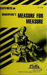 Cover of: Shakespeare's Measure for measure by L.L. Hillegass
